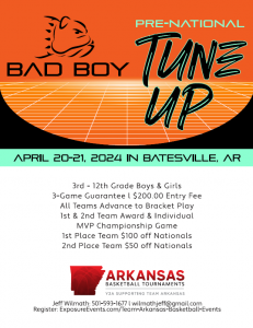 Bad Boy Pre-National Tune Up @ Batesville Community Center | Searcy | Arkansas | United States